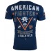 American Fighter AFFLICTION Mens T-Shirt MICHIGAN Tattoo Biker Gym UFC