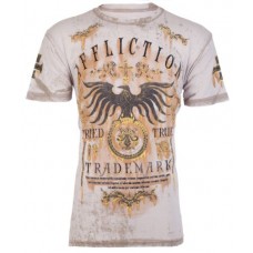 AFFLICTION Mens T-Shirt TRIED Eagle Tattoo Fight